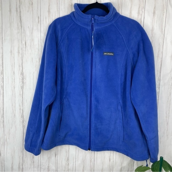 Columbia NWT fleece blue zip up 1X - Picture 4 of 5